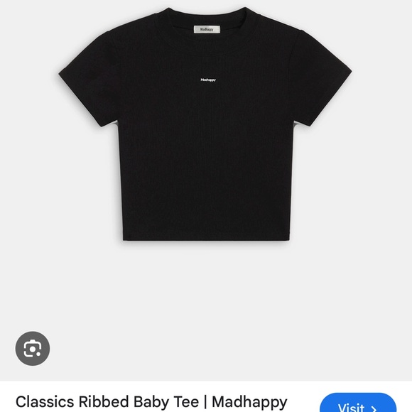 Madhappy Ribbed Baby Tee - Picture 2 of 6